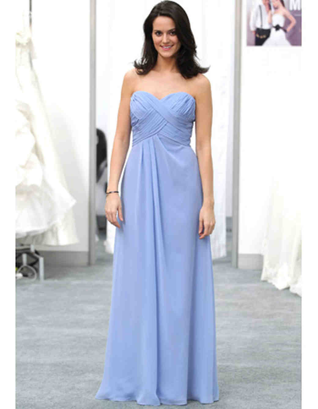 Val Stefani Spring 2017 Bridesmaid Collection Martha Weddings Floor Length Bridesmaid Dress In Periwinkle