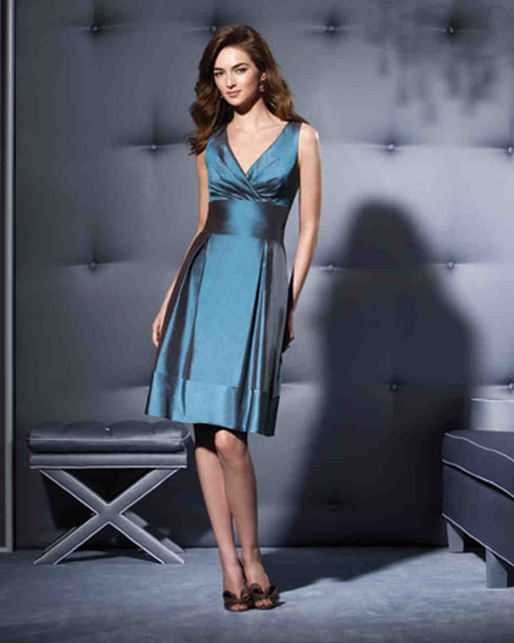 Blue And Green Bridesmaid Dresses Martha Weddings