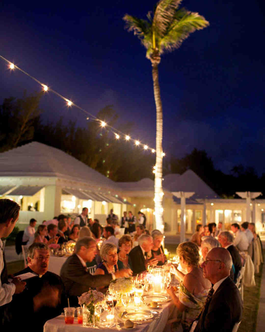 Outdoor Wedding Lighting Ideas From Real Celebrations Martha Stewart Weddings