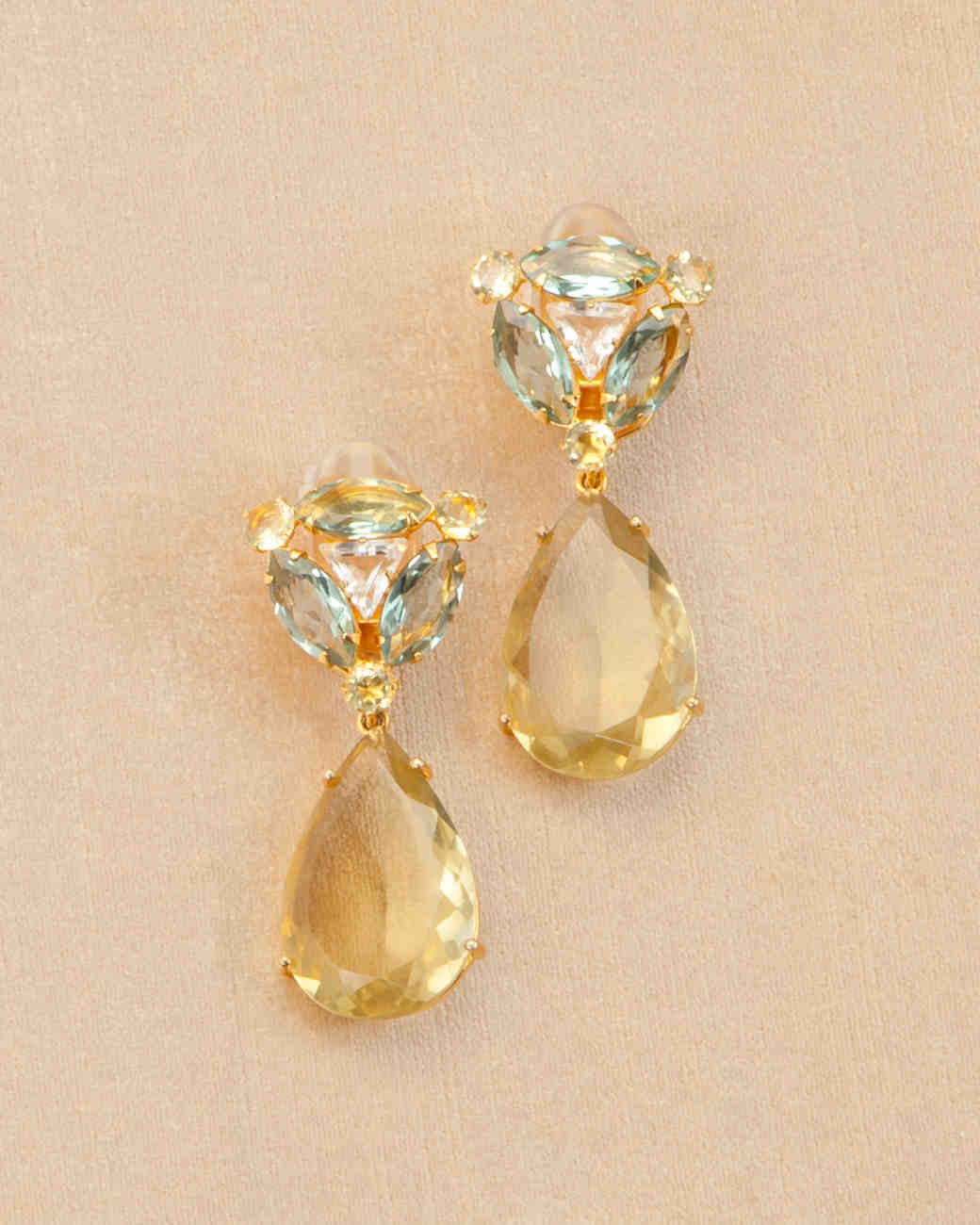 Gold Colorful Gemstoneore Costume Jewelry To Complete Your Gold Colorful Gemstoneore Costume Jewelry To Complete Your Wedding Look Martha Weddings
