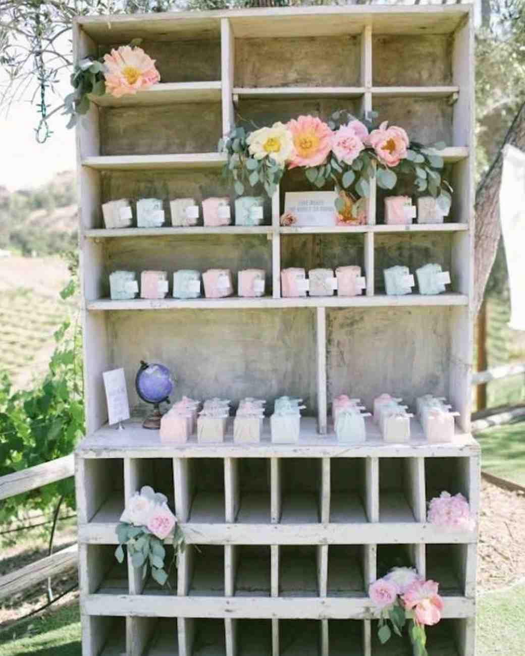 28 Unique Ways to Display Your Wedding Favors Martha Stewart Weddings