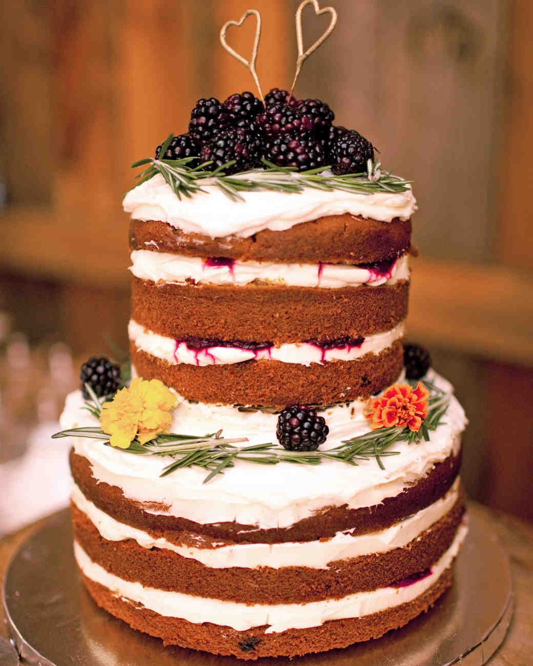 Beautiful Naked Wedding Cake Ideas