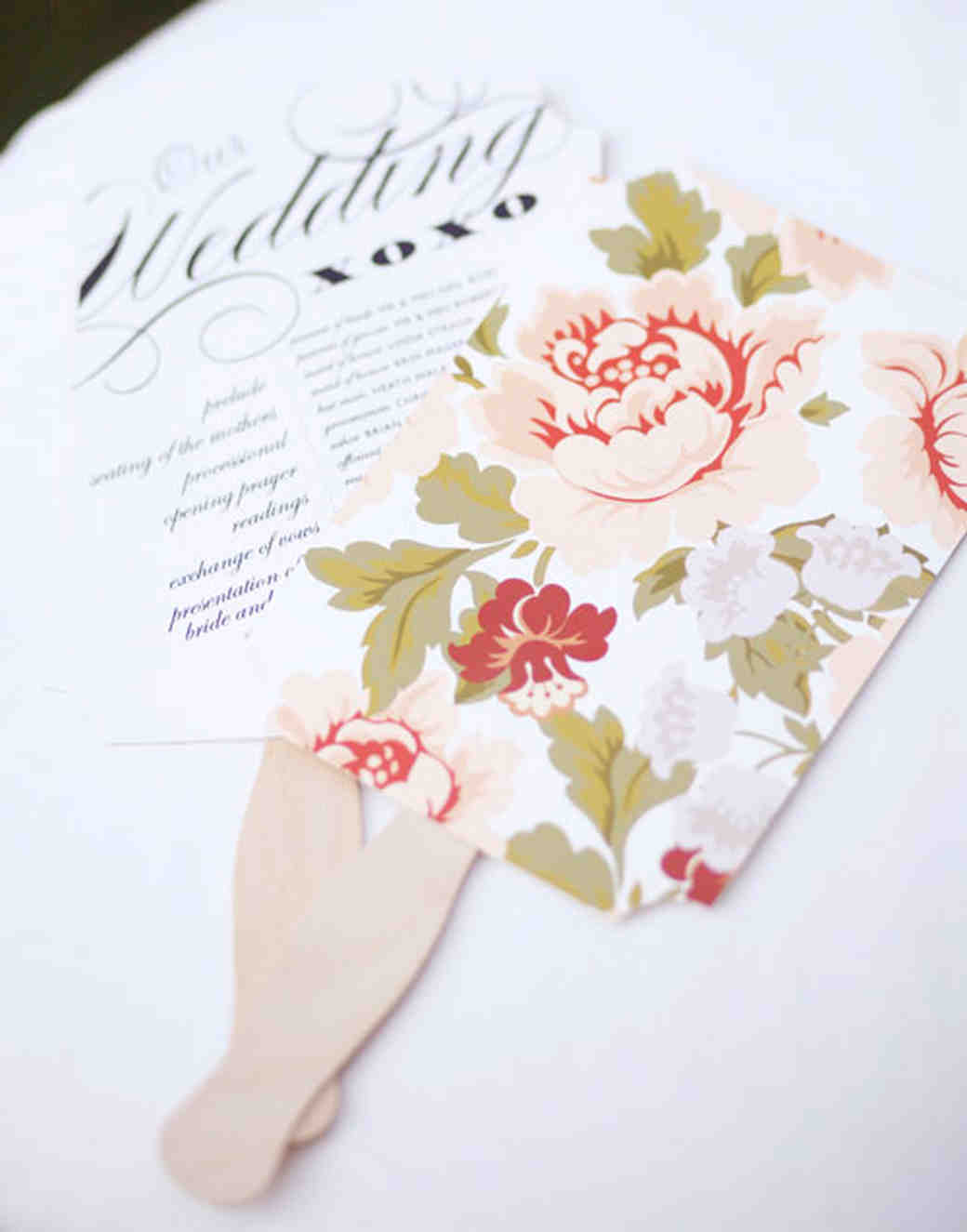 unique wedding ceremony programs martha stewart weddings