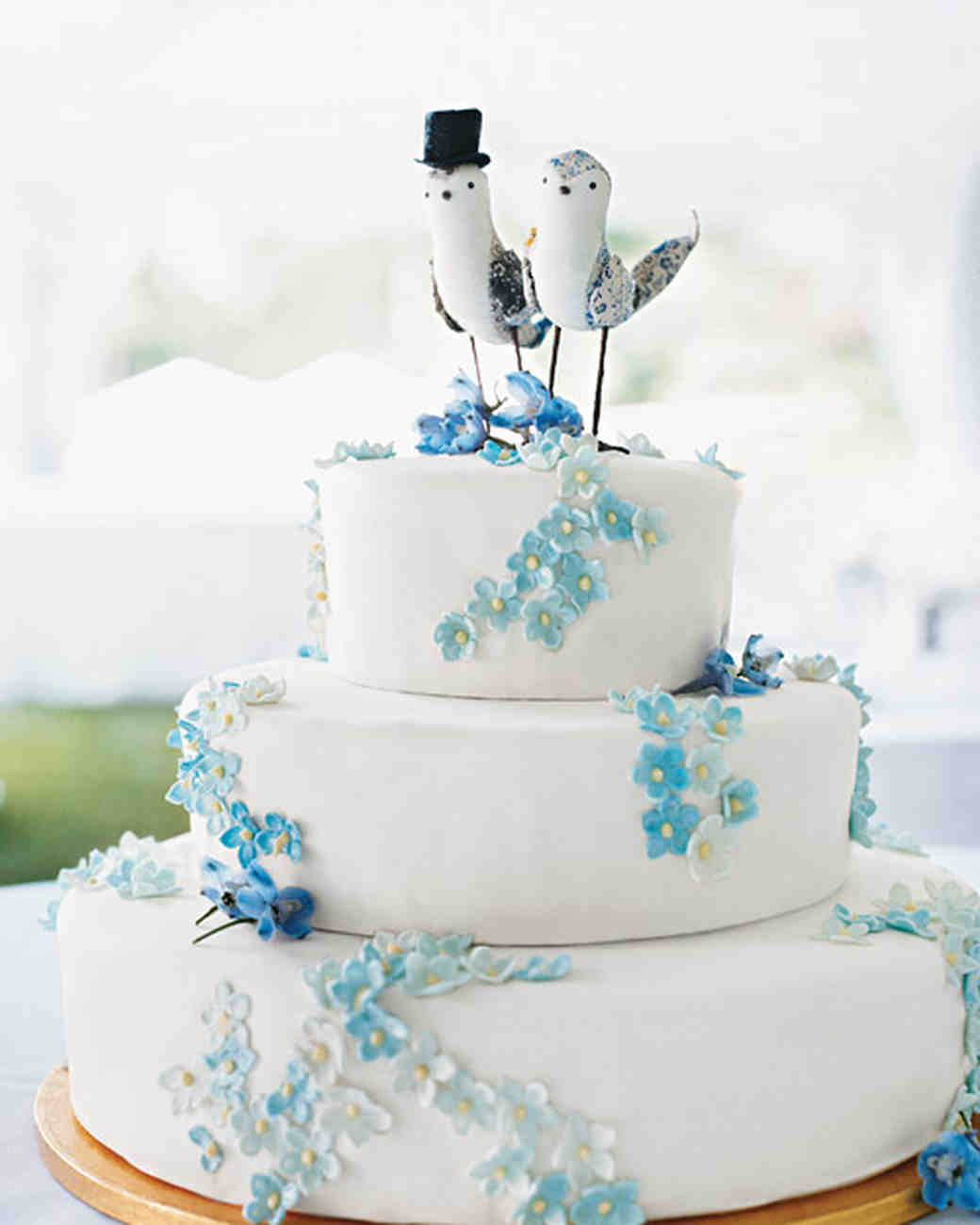 blue and purple wedding