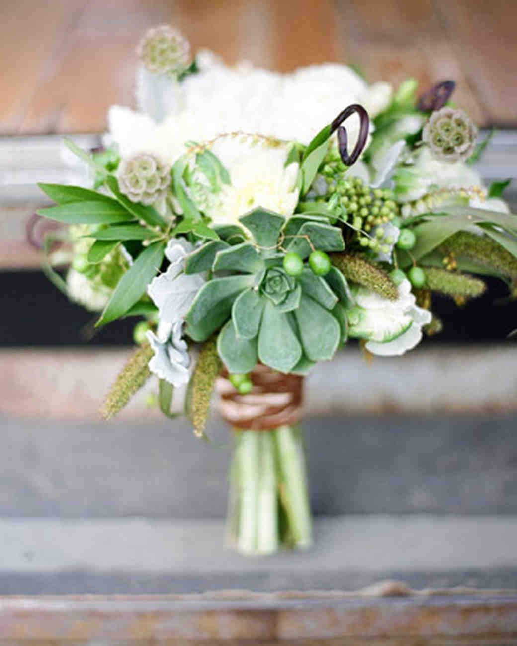 24 Succulent Wedding Bouquets Martha Weddings
