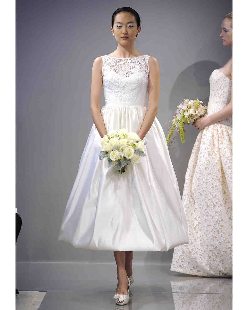 Tea Length Wedding Dresses Fall 2017 Martha Weddings Theia