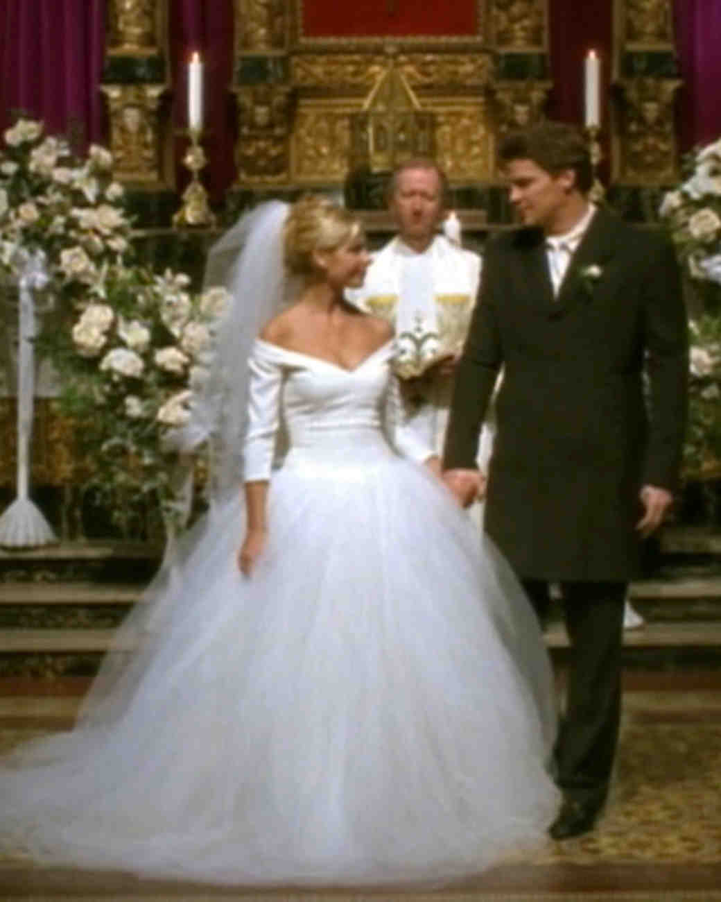 Iconic Tv Wedding Dresses That Stole The Show Martha Weddings