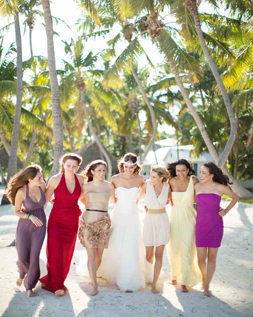 A Vibrant Beach Destination Wedding in Florida | Martha Stewart Weddings