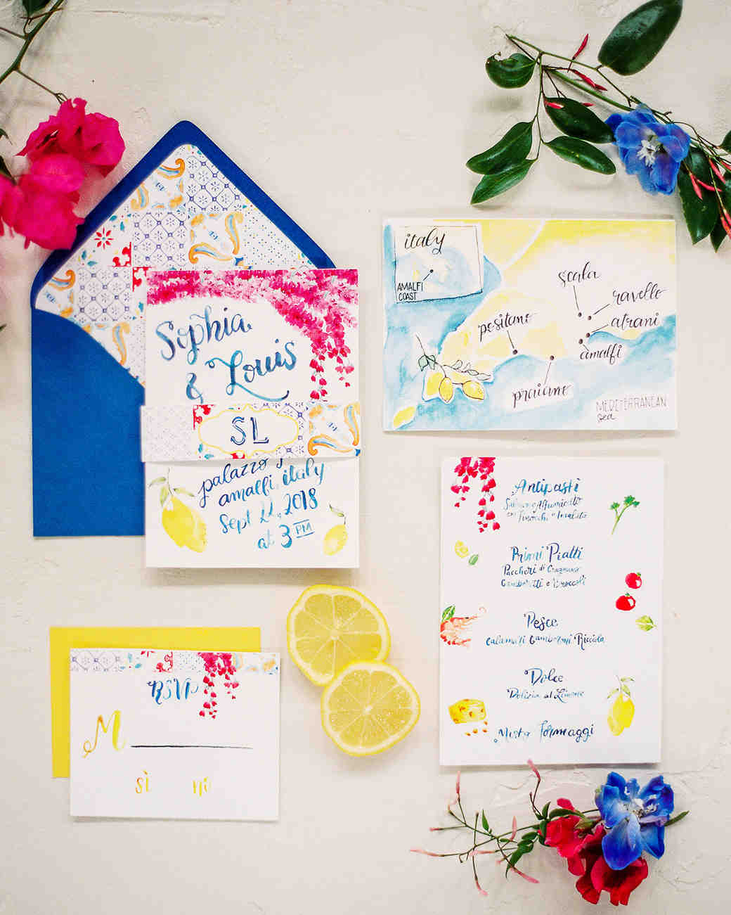 50 Fresh Summer Wedding Invitations Martha Stewart Weddings