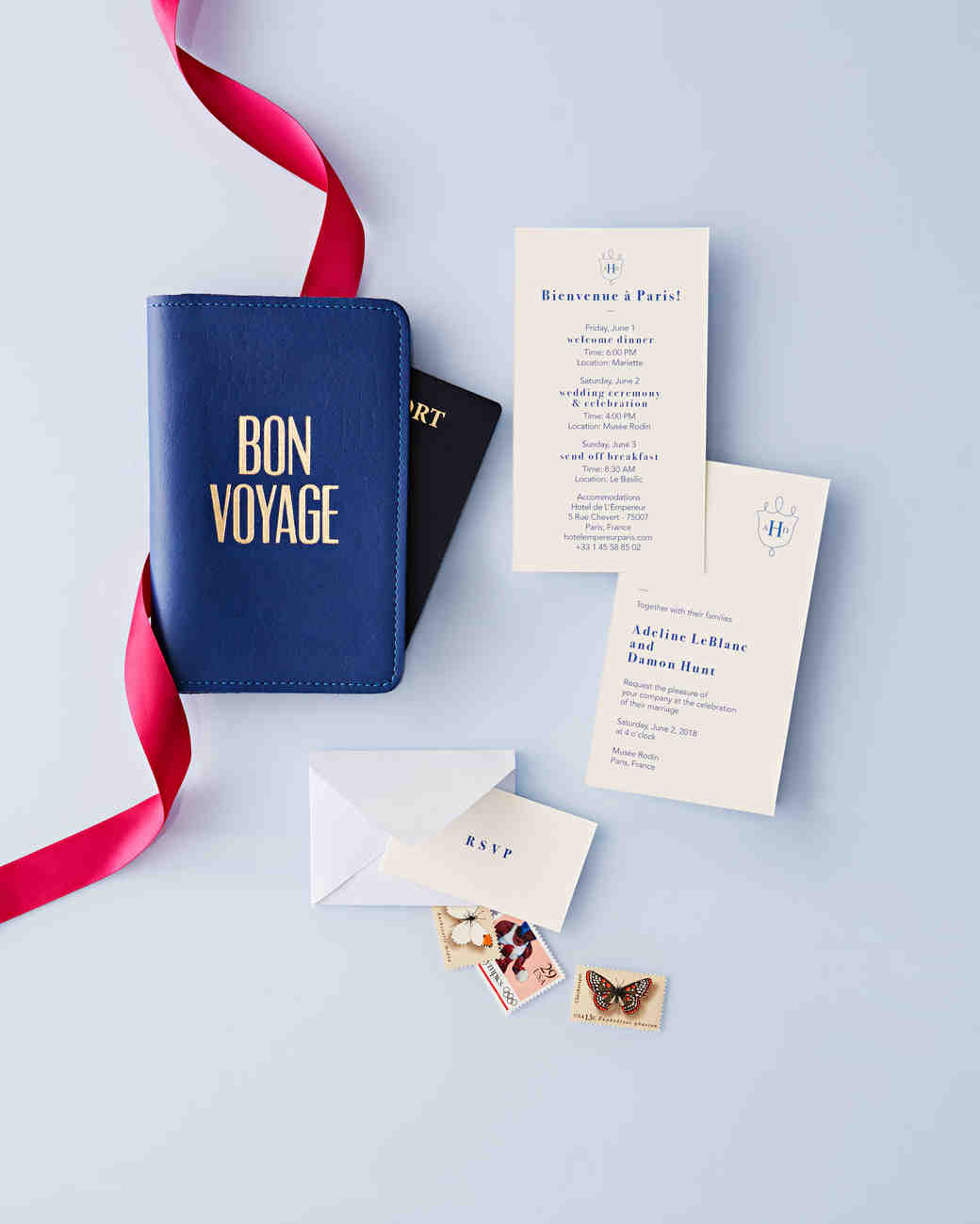 38 destination wedding invitations from real weddings martha