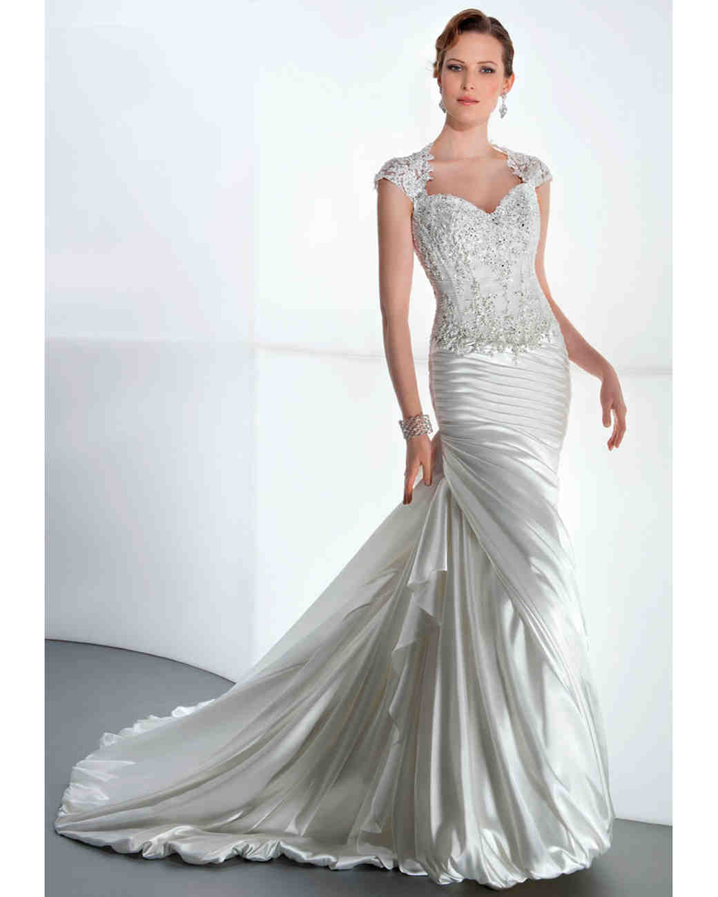 Metallic Wedding Dresses Fall 2017 Martha Weddings