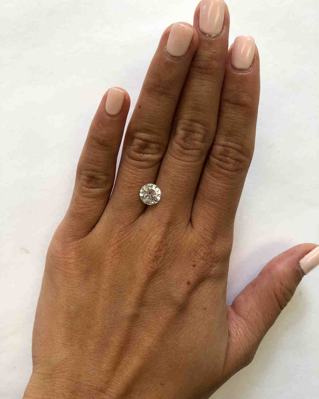 Hand With 1 5 Carat Diamond Hand With 1 5 Carat Diamond