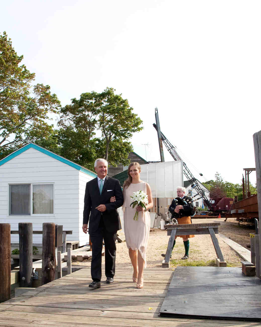 A Vintage, Nautical Wedding on a Boat in Greenport, New