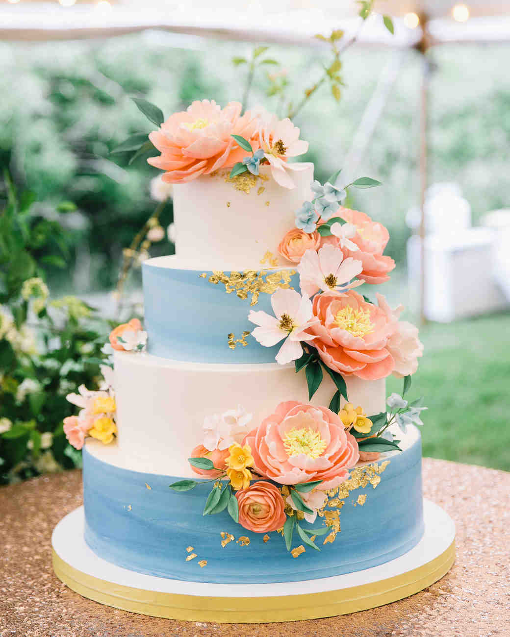 Summer Wedding Cakes That Speak To The Season Martha Stewart Weddings