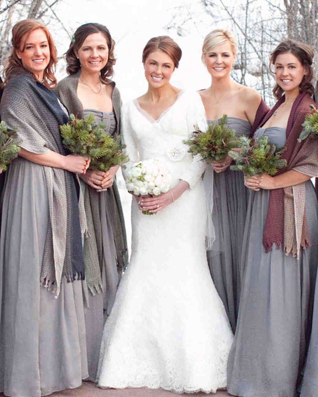 bridesmaid pashmina shawls