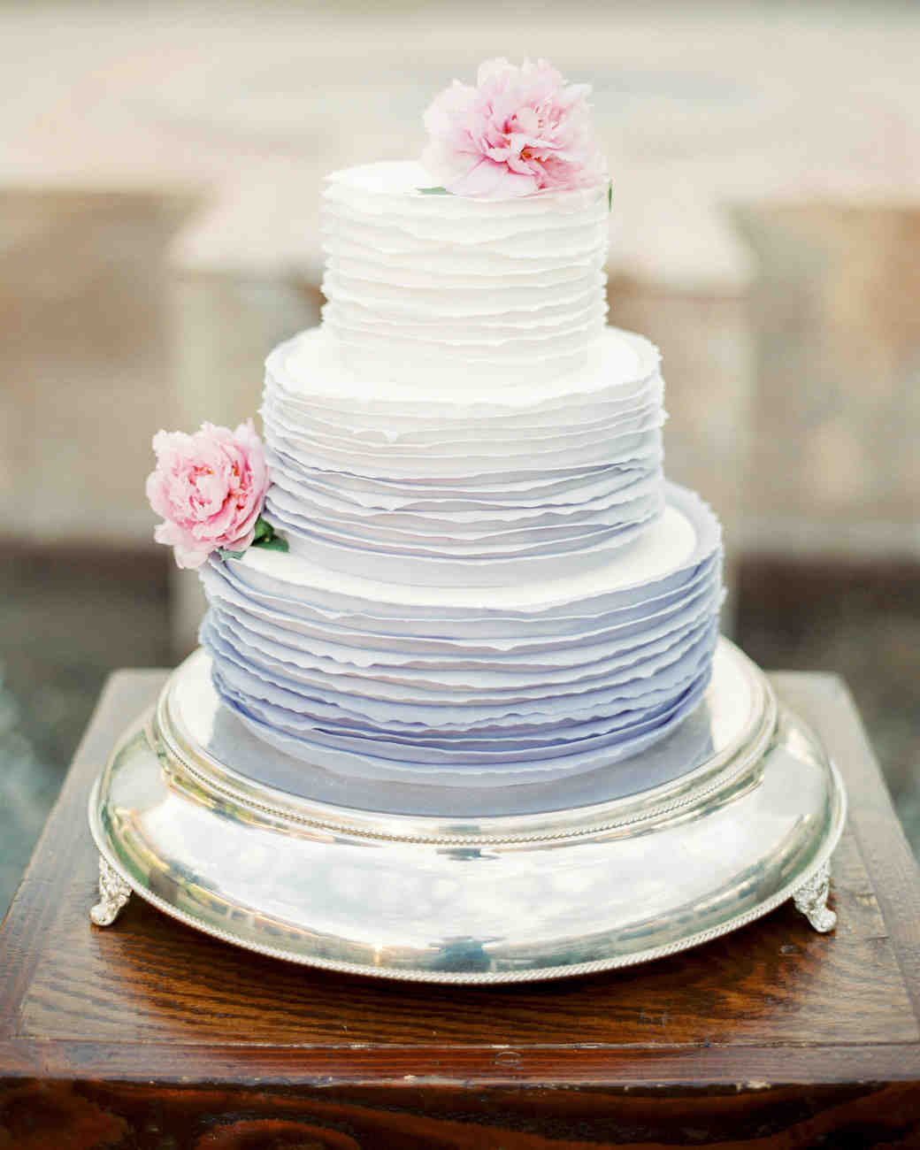 The Prettiest Ombré Wedding Cakes For Couples Who Love Color Martha Stewart Weddings