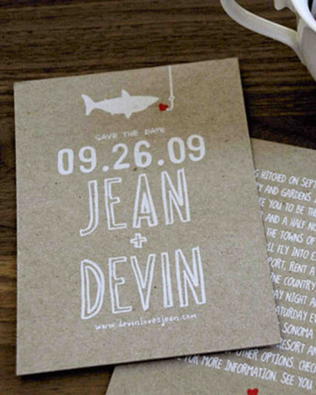 save the dates from real weddings martha stewart weddings