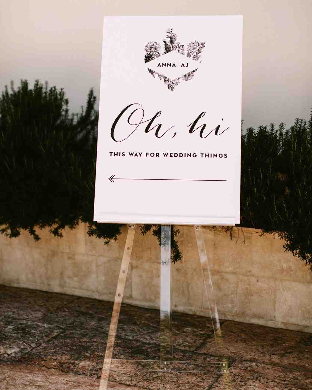  Wedding Sign Ideas