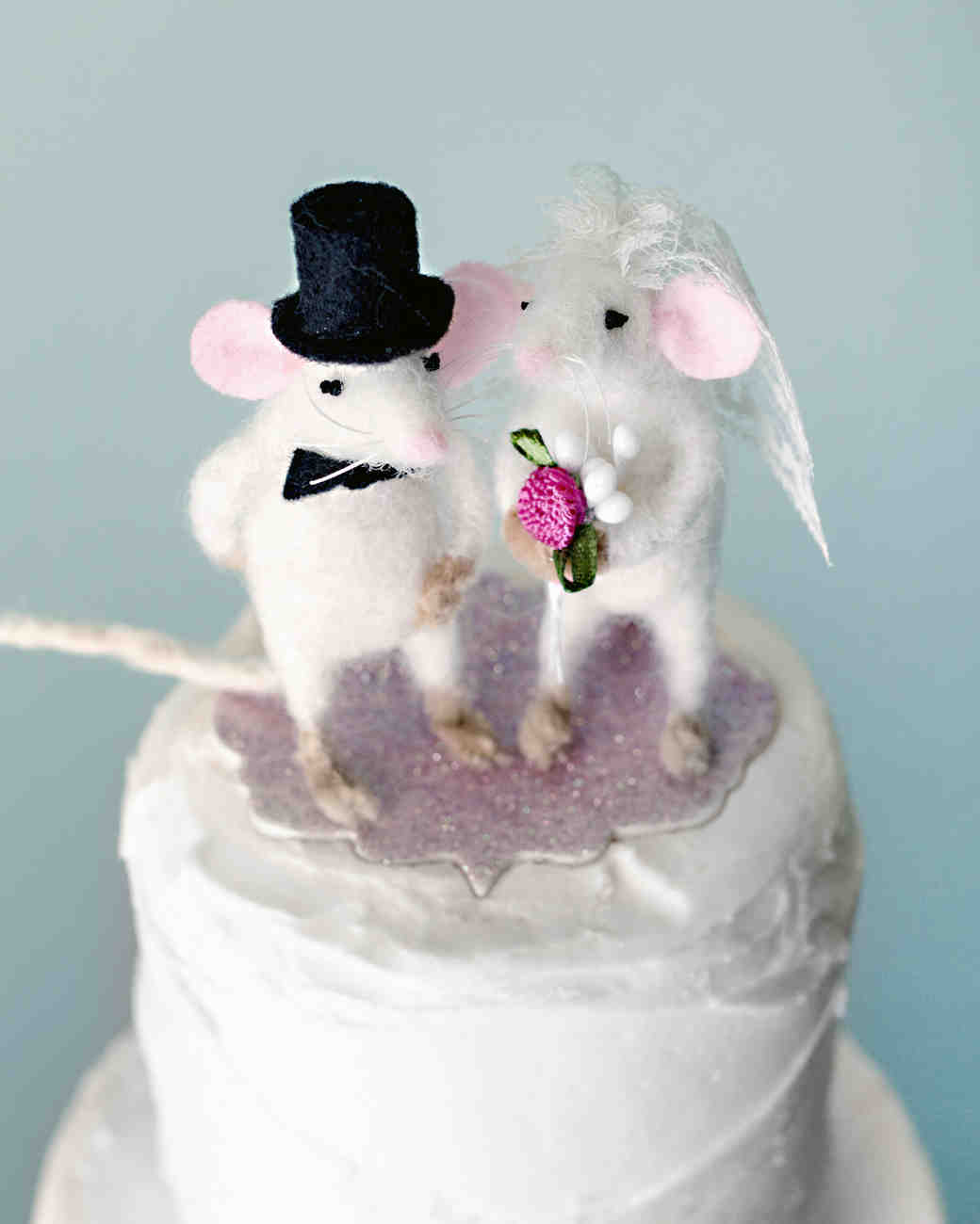 25 Unique  Wedding  Cake  Toppers  Martha Stewart Weddings 