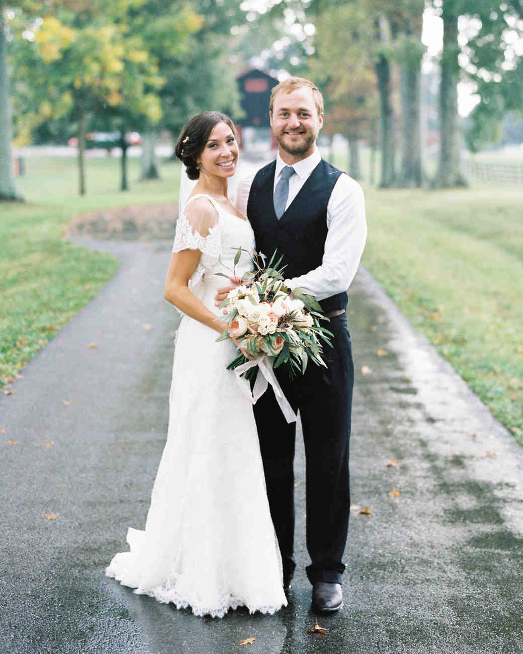 A Rainy, Intimate Farm Wedding in Kentucky Martha Stewart Weddings