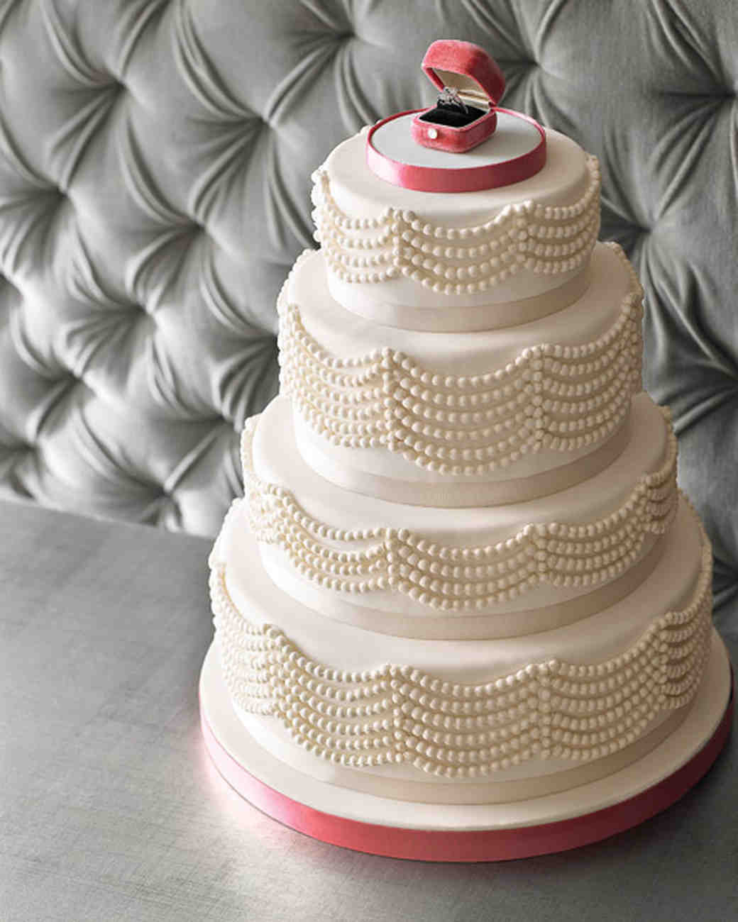 bejeweled wedding cakes martha