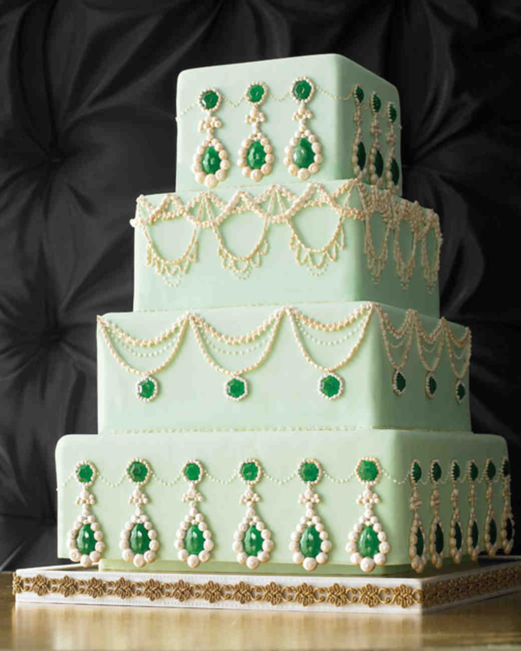 Bejeweled Wedding Cakes Martha Weddings