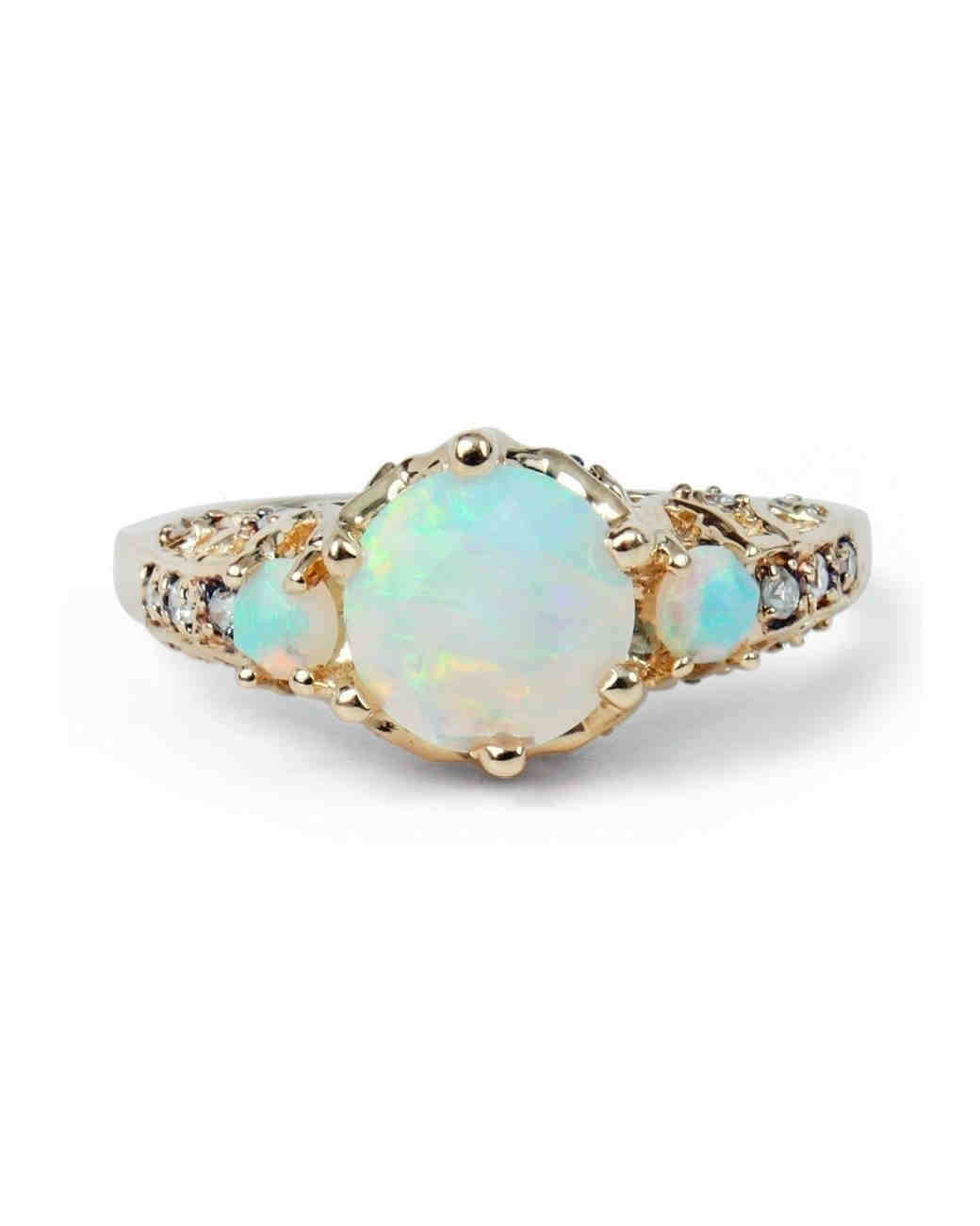 21 White Opal Jewelry Pieces That Will Make You Shine on Your Wedding ...