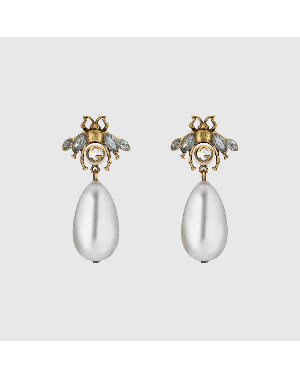 35 Pairs Of Pearl Earrings Perfect For Your Wedding Day Martha Pearl Wedding Earrings Gucci Insect