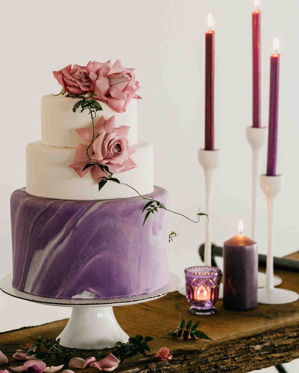 winter wedding cake designs