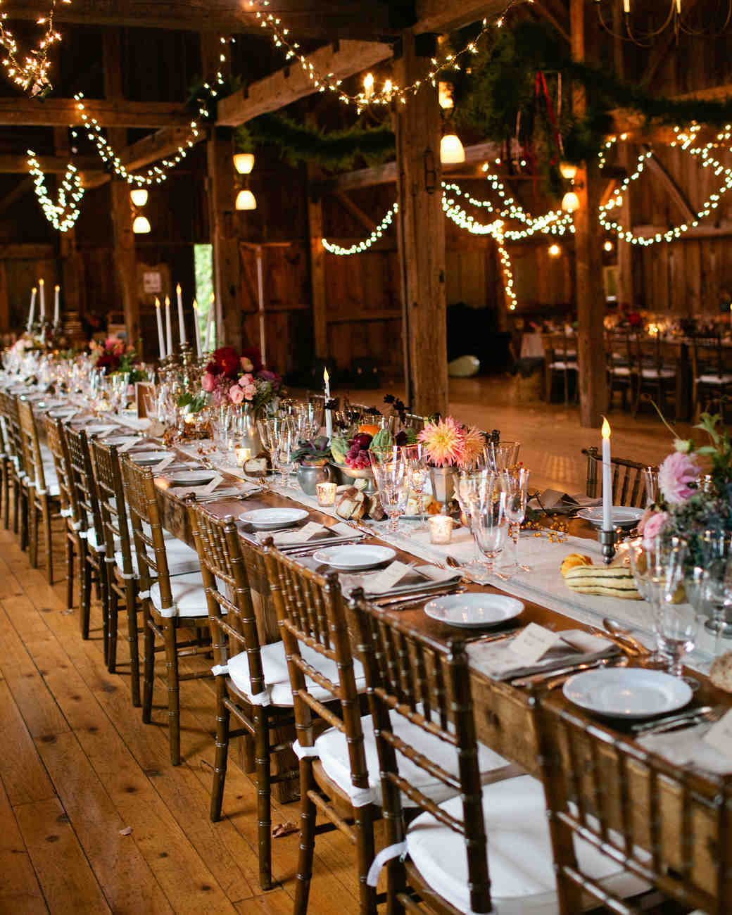 A Rustic Fall Barn Wedding in Maine | Martha Stewart Weddings