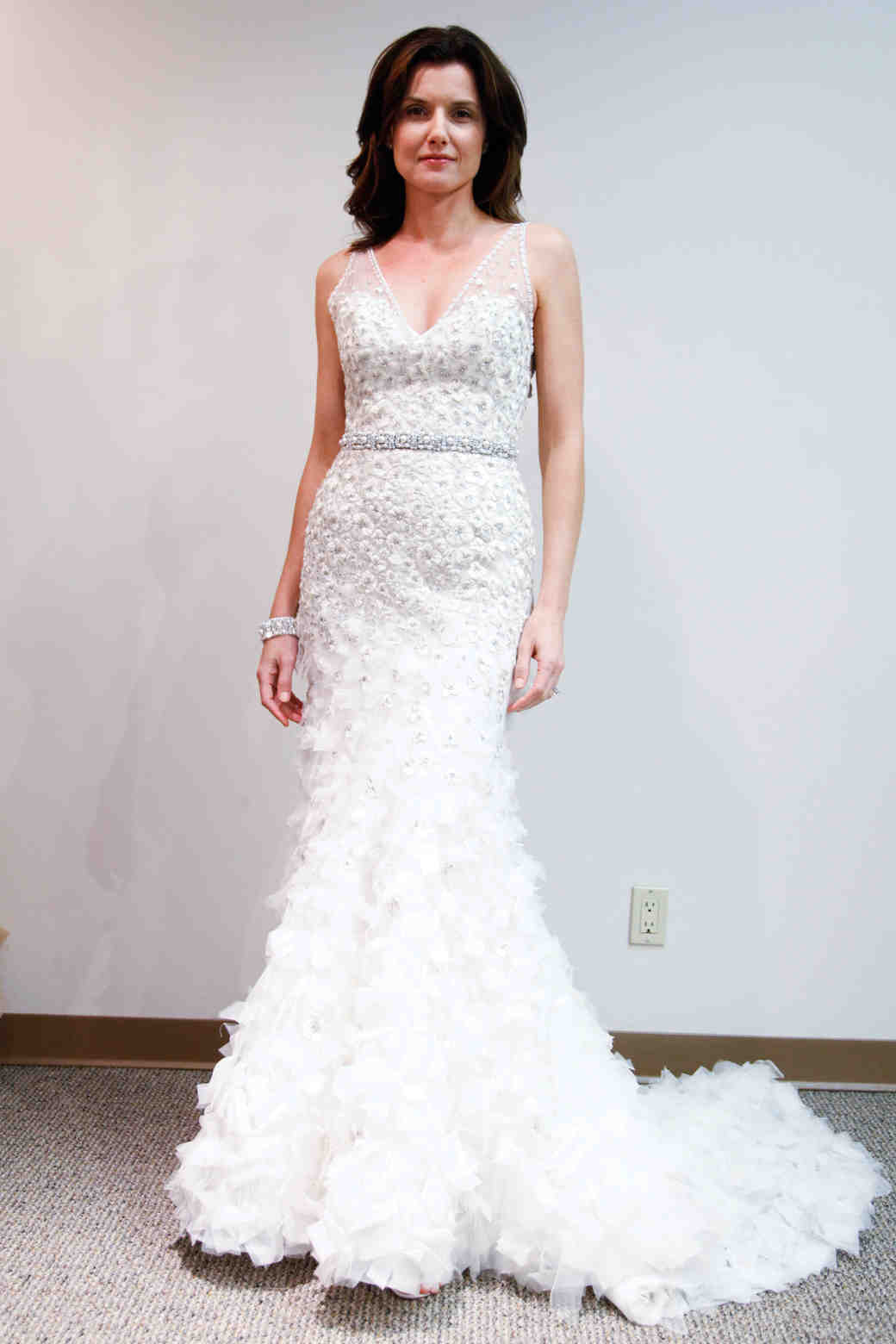Glamorous Old Hollywood Style Wedding Dresses Fall 2017 Bridal Glamorous Old Hollywood Style Wedding Dresses Fall 2017 Bridal Fashion Week Martha Weddings