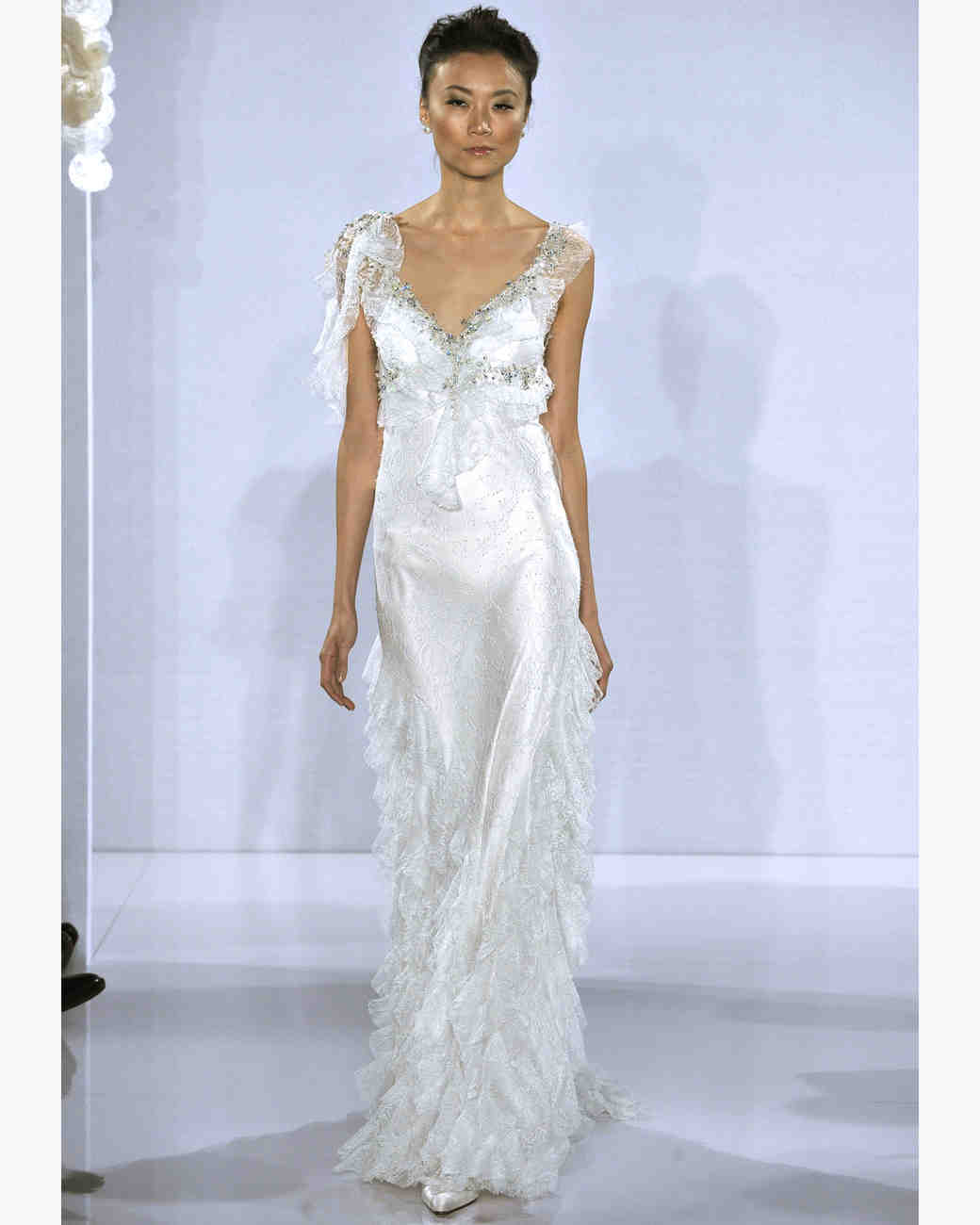 Glamorous Old Hollywood Style Wedding Dresses Fall 2017 Bridal Glamorous Old Hollywood Style Wedding Dresses Fall 2017 Bridal Fashion Week Martha Weddings