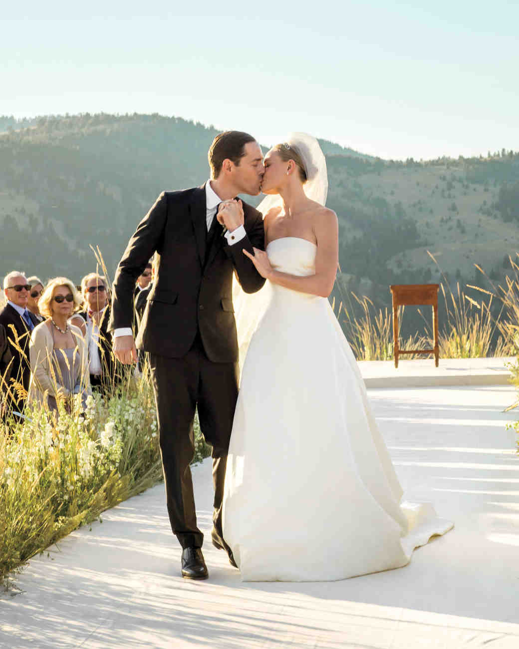 Kate Bosworth And Michael Polishs Ranch Wedding In Montana Martha Stewart Weddings