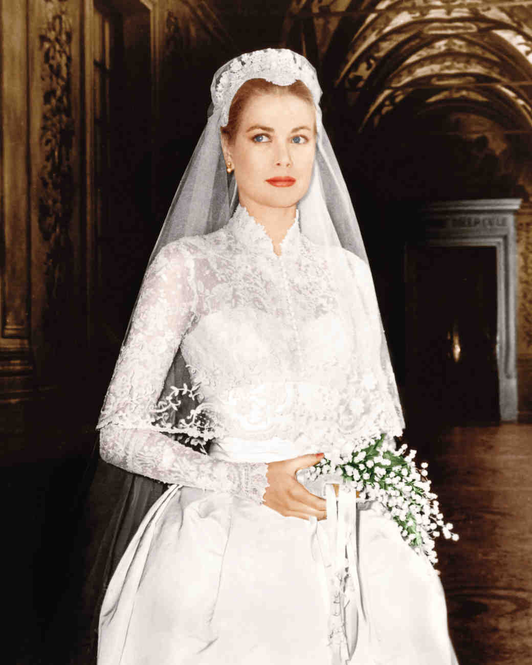 8 Celebrity Brides And How To Get Their Wedding Makeup Hairstyle Grace Kelly