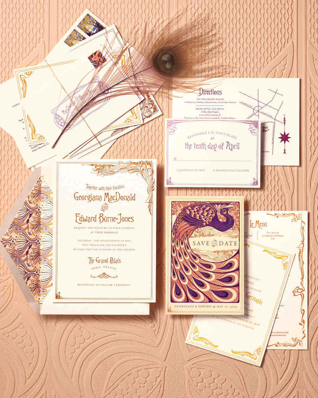from klimt to warhol wedding stationery ideas straight from a