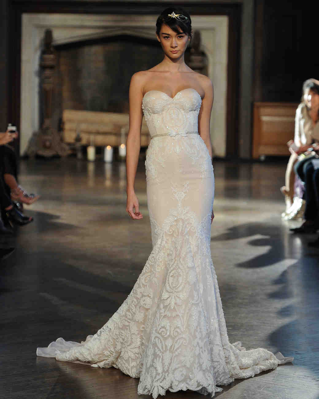 Inbal Dror Fall 2015 Bridal Show | Martha Stewart Weddings