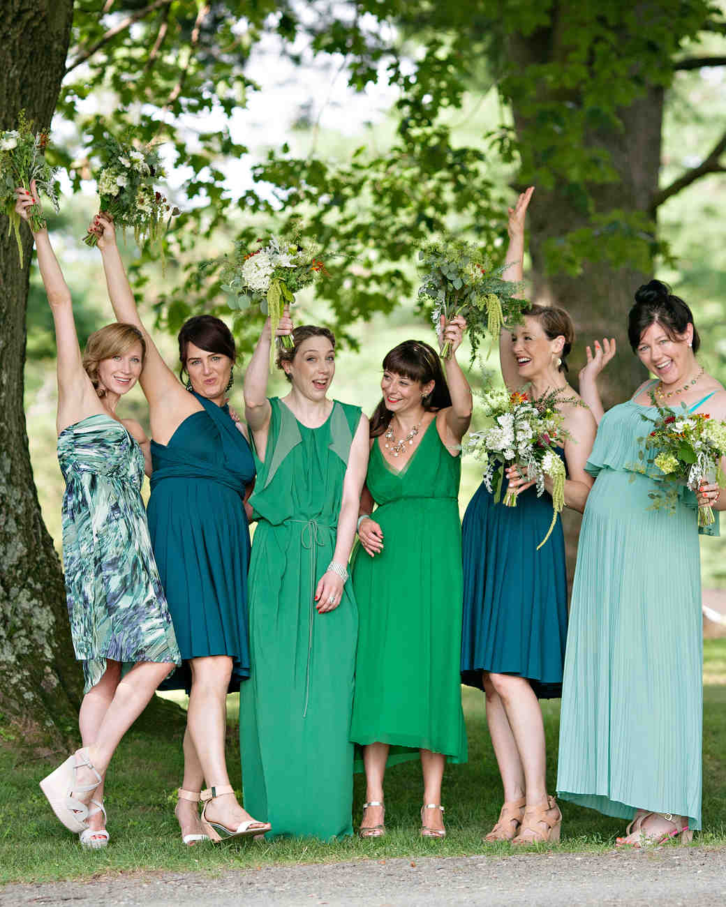 41 Reasons To Love The Mismatched Bridesmaids Look Martha Stewart Weddings 5895