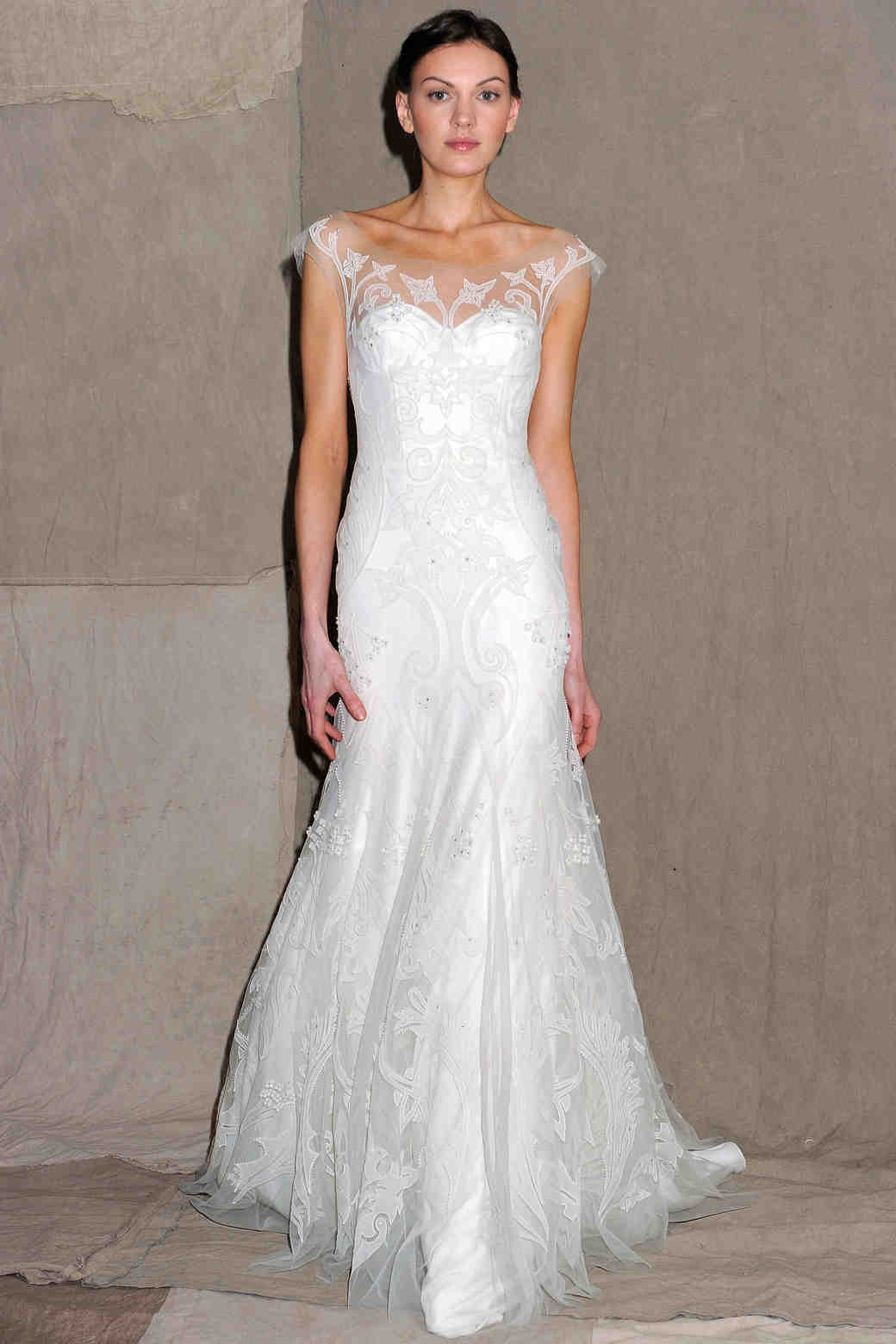 A-Line Wedding Dresses from Spring 2013 Bridal Fashion Week | Martha ...