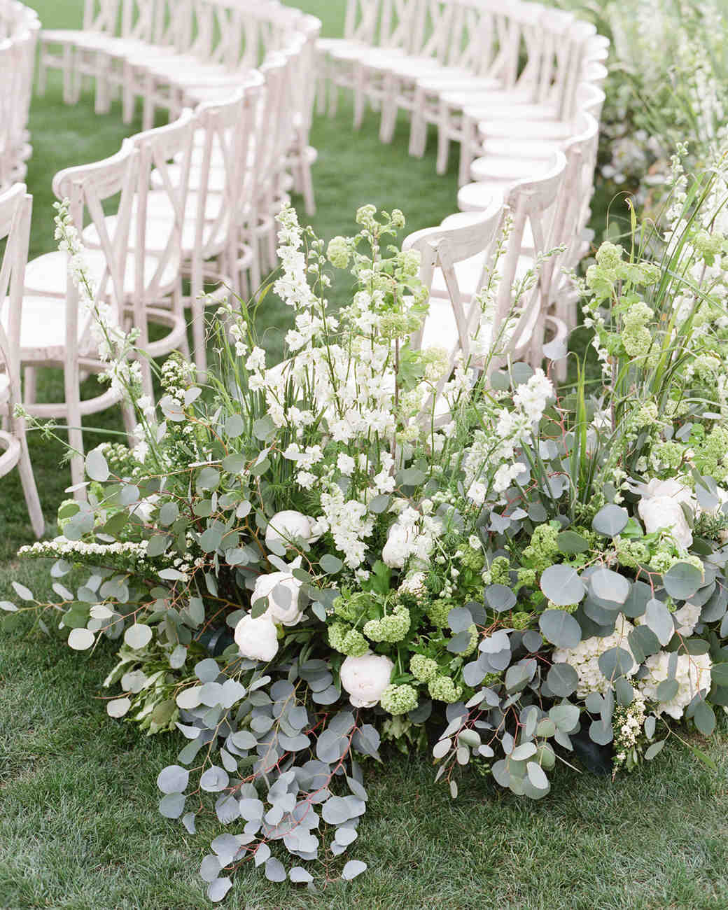 Trending Now: Wedding Ceremony Aisles Lined with Potted Plants | Martha ...