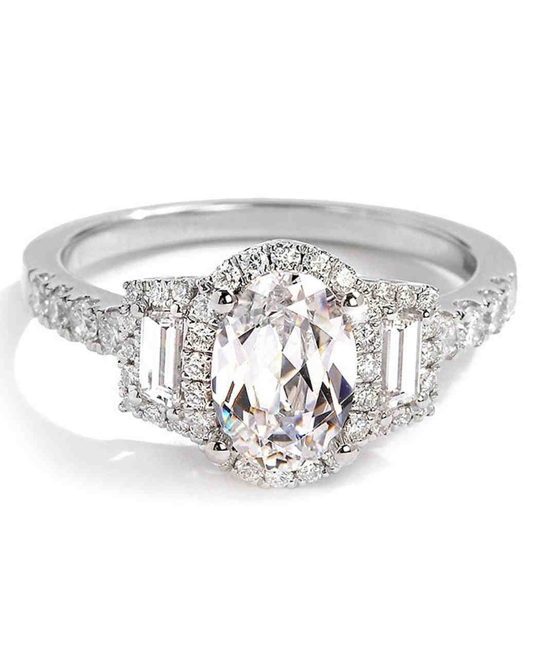  Oval  Engagement  Rings  for the Bride to Be Martha Stewart 