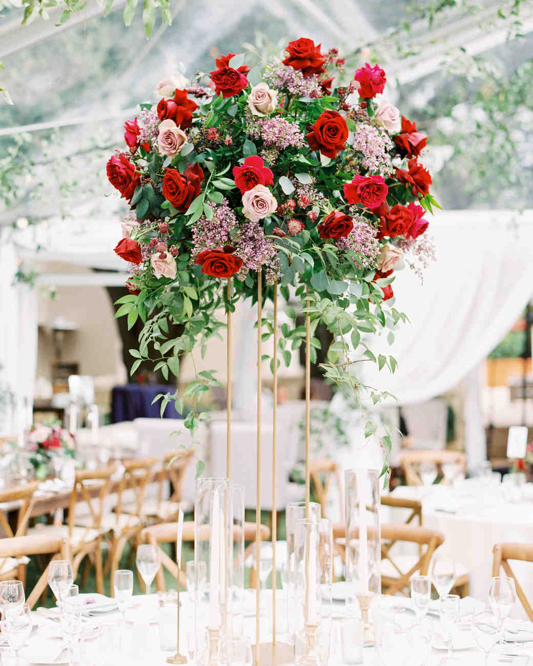 29 Tall Centerpieces That Will Take Your Reception Tables To New