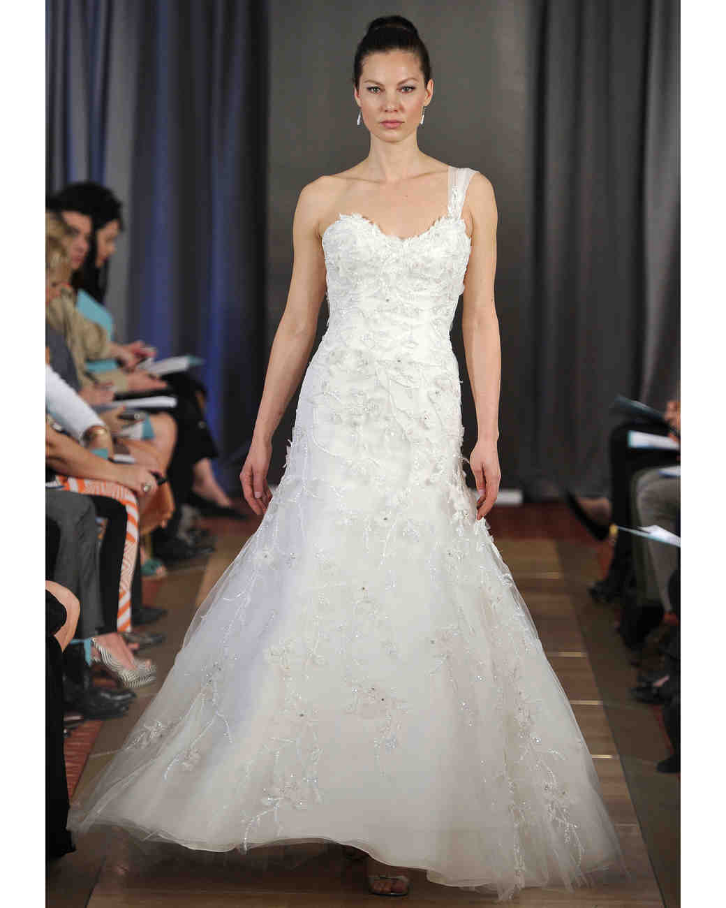 One Shoulder Wedding Dresses, Spring 2013 Bridal Fashion Week | Martha ...