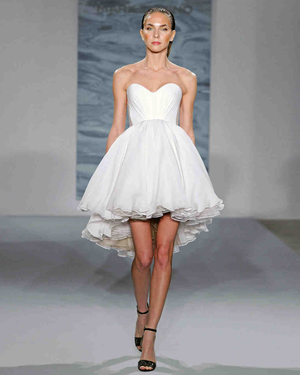 19 Short and Sweet Wedding Dresses From the Bridal Shows | Martha ...
