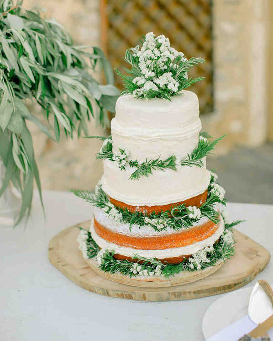 Beautiful Naked Wedding Cake Ideas