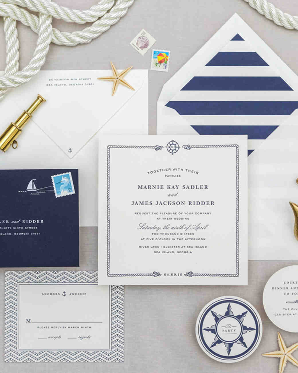 nautical wedding invitations perfect