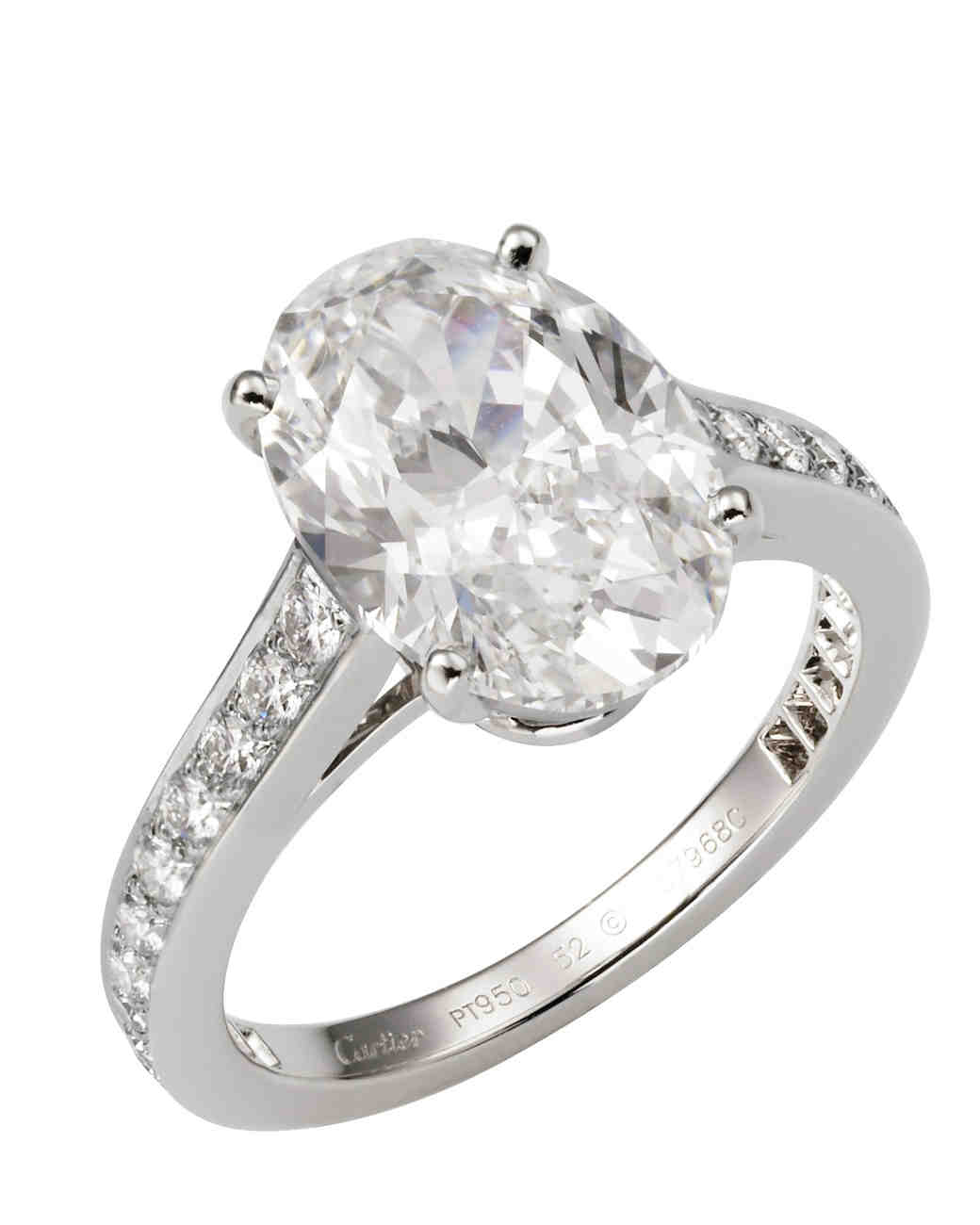 Diamond Engagement Ring 1 ct tw Oval 14K White Gold ...