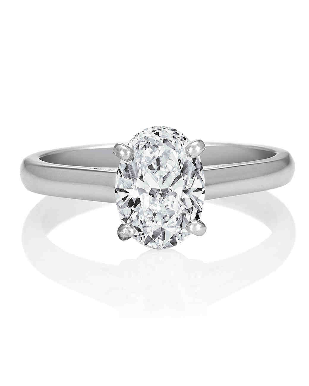  Oval  Engagement  Rings  for the Bride to Be Martha Stewart 