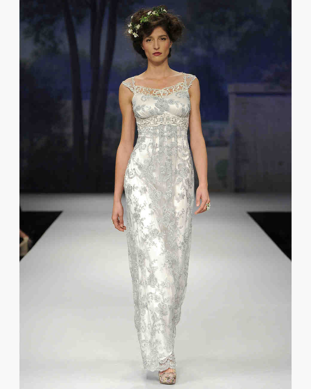 Glamorous Old Hollywood Style Wedding Dresses Fall 2012 Bridal Fashion   Claire Pettibone Fall2012 Wd108109 012 Vert 