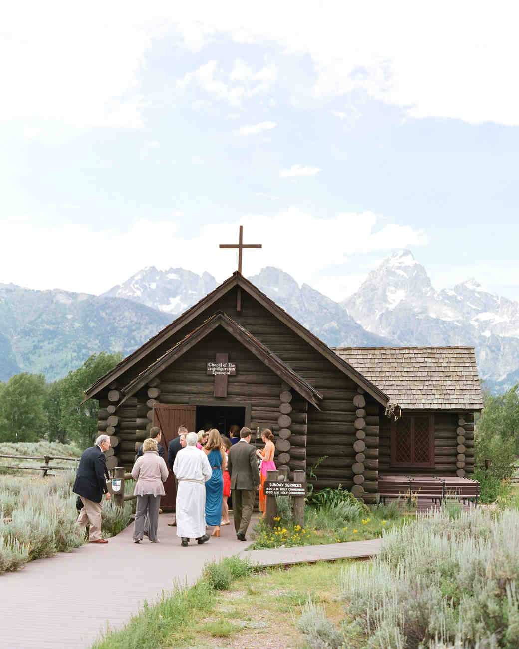 An Intimate Wedding in a Historic Chapel in Jackson Hole, Wyoming