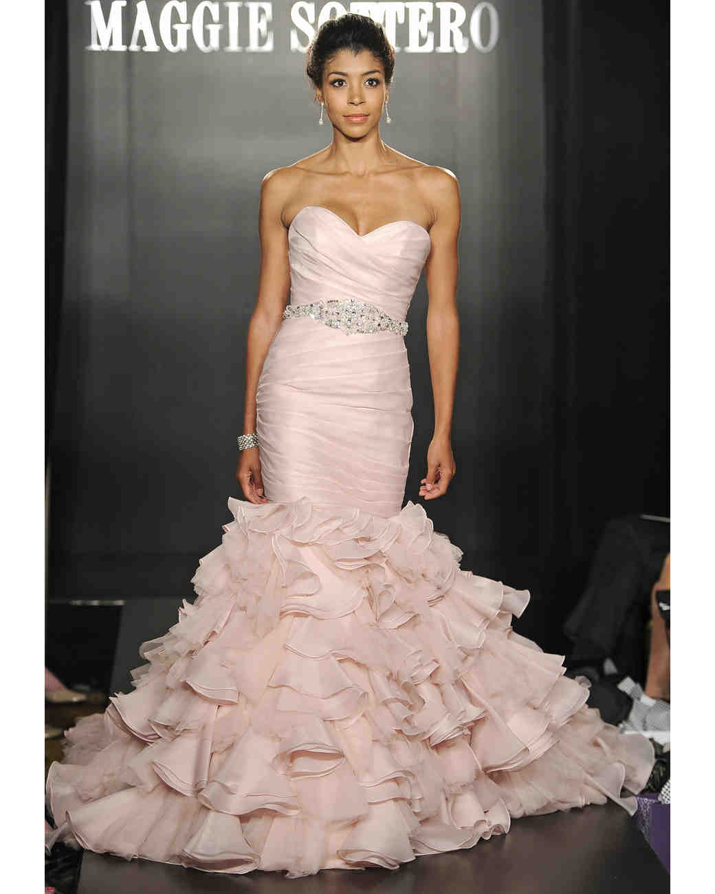 Pink Wedding Dresses, Spring 2013 Bridal Fashion Week | Martha Stewart ...